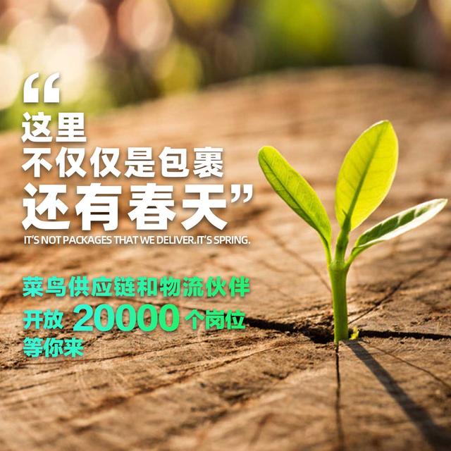 菜鸟供应链联合物流伙伴发布春季招募令 面向全国开放2万个岗位_物流_电商报 菜鸟供应链联合物流伙伴发布春季招募令 面向全国开放2万个岗位_物流_电商报