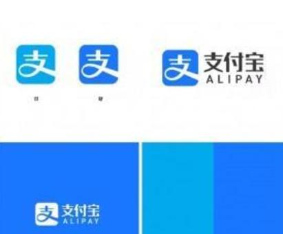 支付宝更新logo 将浅蓝色调整为更亮蓝色